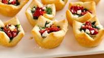 Spinach, Artichoke and Feta Bites Spinach, Artichoke and Feta Bites