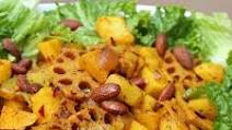 Sauteed Lotus Root and Jicama Salad Sauteed Lotus Root and Jicama Salad