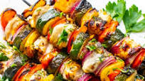 Grilled Mediterranean Chicken Kabobs With Vegetables Grilled Mediterranean Chicken Kabobs With Vegetables