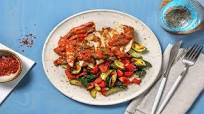Cal Smart Creamy Sun-Dried Tomato Chicken with Garlic Veggie Jumble Cal Smart Creamy Sun-Dried Tomato Chicken with Garlic Veggie Jumble