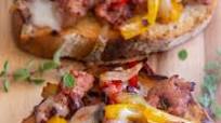 Cheesy Sausage Bruschetta Recipe Cheesy Sausage Bruschetta Recipe