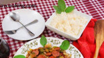 Kielbasa Sausage And White Rice Kielbasa Sausage And White Rice
