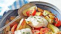Greek-style roast fish Greek-style roast fish