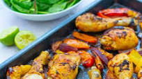 Peri Peri Chicken Traybake (Nandos Copycat) Peri Peri Chicken Traybake (Nandos Copycat)