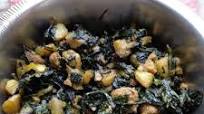 Marsh barbel leaves stir fry (Kulekharar Choch-chori) Marsh barbel leaves stir fry (Kulekharar Choch-chori)