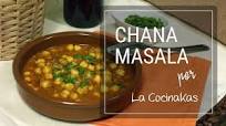 Chana masala, guiso de garbanzos hindú Chana masala, guiso de garbanzos hindú