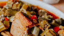Mouthwatering Stewed Pork and Okra Mouthwatering Stewed Pork and Okra
