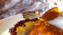 Zereshk Polo Morgh - Persian Barberry Rice with Chicken Zereshk Polo Morgh - Persian Barberry Rice with Chicken