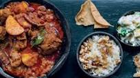 Indian lamb on the bone with pineapple-and-coriander raita Indian lamb on the bone with pineapple-and-coriander raita