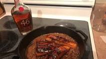 Salmon With Bourbon and Brown Sugar Glaze Salmon With Bourbon and Brown Sugar Glaze