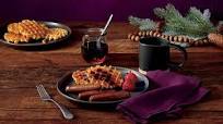 Belgian Waffles with Sausage Links Belgian Waffles with Sausage Links