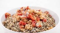 Kroger Health Chicken Caprese Quinoa Bowl stovetop cooking Kroger Health Chicken Caprese Quinoa Bowl stovetop cooking