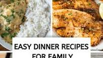 Easy Dinner Recipes For Family Easy Dinner Recipes For Family