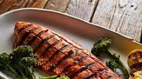 Sesame Ginger Grilled Salmon + Broccoli Sesame Ginger Grilled Salmon + Broccoli