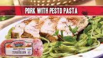Pork with Pesto Pasta Pork with Pesto Pasta