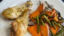 Ninja Foodi Chicken Legs with Vegetables (Air Fryer) Ninja Foodi Chicken Legs with Vegetables (Air Fryer)
