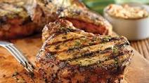 Grilled Pork Chops with Basil-Garlic Rub Grilled Pork Chops with Basil-Garlic Rub