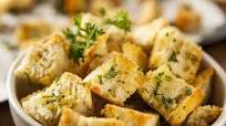 Herbed Garlic and Parmesan Croutons Herbed Garlic and Parmesan Croutons