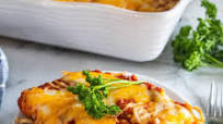 Baked Vegetarian Spaghetti Baked Vegetarian Spaghetti
