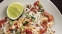Rice Noodles with Shrimp and Cilantro Rice Noodles with Shrimp and Cilantro
