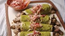 Recipe: Pork Tenderloin Enchiladas with Mole Verde Recipe: Pork Tenderloin Enchiladas with Mole Verde