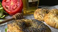 Skinny Pizza Dough Bagel Breakfast Sandwich Skinny Pizza Dough Bagel Breakfast Sandwich
