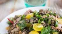 Easy Leftover Cold Roasted Beef Salad with Lentils Easy Leftover Cold Roasted Beef Salad with Lentils