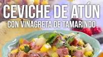 Ceviche de Atún con Vinagreta de Tamarindo Ceviche de Atún con Vinagreta de Tamarindo