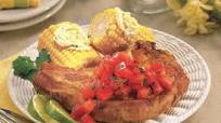 Pork Chops with Fresh Tomato Salsa Pork Chops with Fresh Tomato Salsa