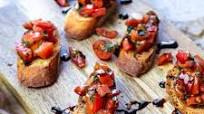 Oil free Vegan Bruschetta Crostini Oil free Vegan Bruschetta Crostini