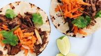 Brisket Tacos with Carrot Slaw Recipe | The Nosher Brisket Tacos with Carrot Slaw Recipe | The Nosher