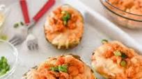 Twice Baked Seafood Stuffed Potatoes Twice Baked Seafood Stuffed Potatoes