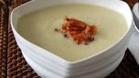 Cauliflower and Leek Soup with Crispy Bacon Cauliflower and Leek Soup with Crispy Bacon