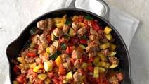 Italian Sausage Veggie Skillet Italian Sausage Veggie Skillet