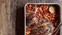 Spanish-style slow-cooked lamb shoulder & beans Spanish-style slow-cooked lamb shoulder & beans
