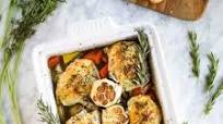 Roast Chicken Thighs and Vegetables Roast Chicken Thighs and Vegetables