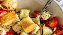 Easy Greek Panzanella Easy Greek Panzanella