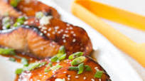 Honey BBQ Glazed Salmon Recipe - (3.8/5) Honey BBQ Glazed Salmon Recipe - (3.8/5)
