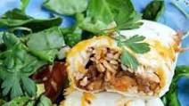 Beans, Beef and Rice Burritos Beans, Beef and Rice Burritos