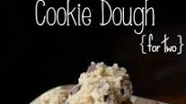 Edible Cookie Dough Recipe {for two} Edible Cookie Dough Recipe {for two}