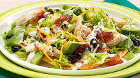 Open Face Chicken Tostada Salad Open Face Chicken Tostada Salad