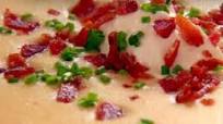 Fully-Loaded Cheesy Potato Soup with Gina's Spinach Salad Fully-Loaded Cheesy Potato Soup with Gina's Spinach Salad