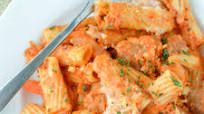 Baked Rigatoni with Italian Sausage and Peppers Baked Rigatoni with Italian Sausage and Peppers