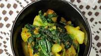 Mooli Paalak Recipe Mooli Paalak Recipe