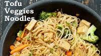 Tofu and Brown Rice Noodles in Hoisin Sauce Tofu and Brown Rice Noodles in Hoisin Sauce