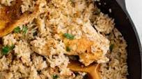 Skillet Garlic Chicken and Rice Casserole Skillet Garlic Chicken and Rice Casserole