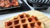 Stuffed Waffle Breakfast Sandwich Stuffed Waffle Breakfast Sandwich
