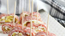 3-Ingredient Salami Roll-Ups 3-Ingredient Salami Roll-Ups