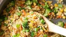 10 Minute Healthy Cauliflower Rice 10 Minute Healthy Cauliflower Rice