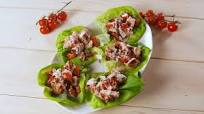 Chicken Caesar Lettuce Wraps Chicken Caesar Lettuce Wraps